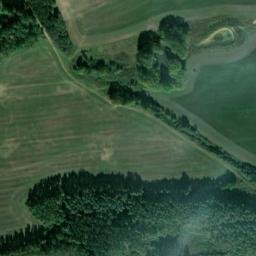 Satellite imagery of [Erpužice] church t., CZ