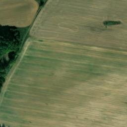 Satellite imagery of [Erpužice] church t., CZ