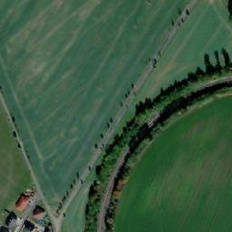 Satellite imagery of [Vlkaneč] church t., CZ