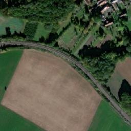 Satellite imagery of [Vlkaneč] church t., CZ