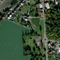 Satellite imagery of [Golčův Jeníkov] cemetery church t., CZ