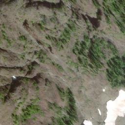 Satellite imagery of Kings Peak, CA