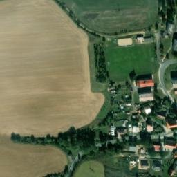 Satellite imagery of [Erpužice] church t., CZ