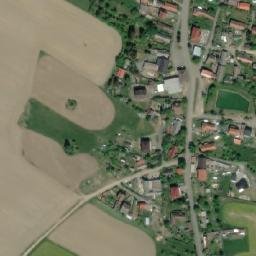 Satellite imagery of [Petrovice I] church t., CZ