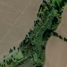 Satellite imagery of [Golčův Jeníkov] cemetery church t., CZ