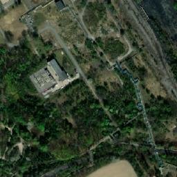 Satellite imagery of [Havířov-Prostřední Suchá] cemetery church t., CZ