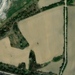 Satellite imagery of [Havířov-Prostřední Suchá] cemetery church t., CZ