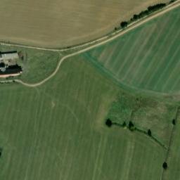 Satellite imagery of [Kšice] church t., CZ