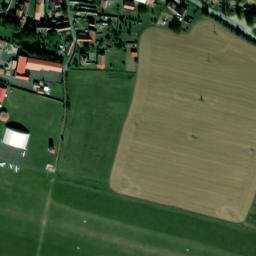 Satellite imagery of [Erpužice] church t., CZ