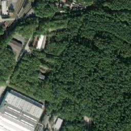 Satellite imagery of [Plzeň-Bolevec] factory chimney, CZ