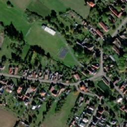 Satellite imagery of [Vlkaneč] church t., CZ