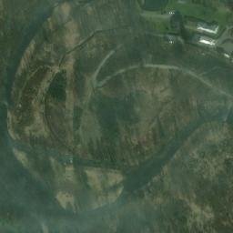 Satellite imagery of Vikštejn [Radkov u Vítkova] castle outlook t., CZ