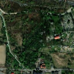 Satellite imagery of [Havířov-Prostřední Suchá] cemetery church t., CZ