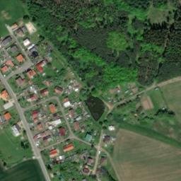 Satellite imagery of [Záchlumí u Stříbra] church t., CZ