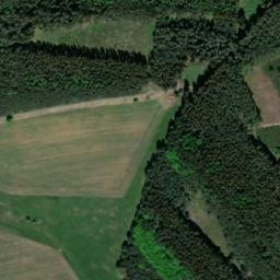 Satellite imagery of [Záchlumí u Stříbra] church t., CZ