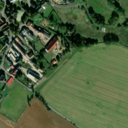 Satellite imagery of [Kšice] church t., CZ