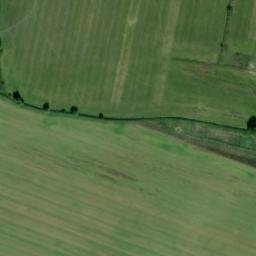 Satellite imagery of [Kšice] church t., CZ