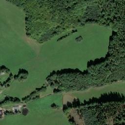 Satellite imagery of [Hvozdec] church t., CZ