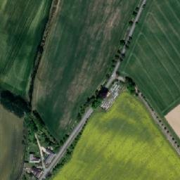 Satellite imagery of [Třeština] church t., CZ