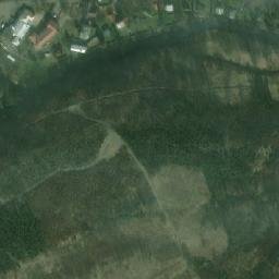 Satellite imagery of Vikštejn [Radkov u Vítkova] castle outlook t., CZ