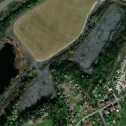 Satellite imagery of [Havířov-Prostřední Suchá] cemetery church t., CZ