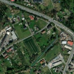 Satellite imagery of [Havířov-Prostřední Suchá] cemetery church t., CZ