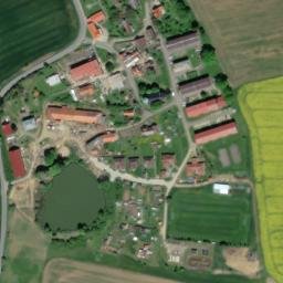 Satellite imagery of [Záchlumí u Stříbra] church t., CZ