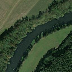 Satellite imagery of [Druztová] church t., CZ