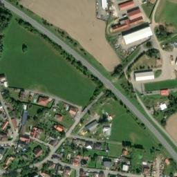 Satellite imagery of [Chotíkov] church t., CZ