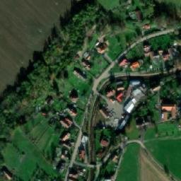 Satellite imagery of St.Bartolomeo[Otradov] church t., CZ