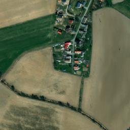 Satellite imagery of [Třeština] church t., CZ