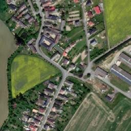 Satellite imagery of [Třeština] church t., CZ