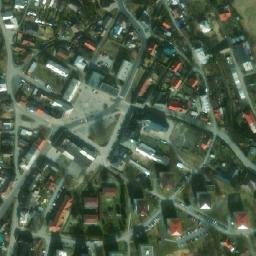 Satellite imagery of Granitol [Moravský Beroun] factory chimney, CZ