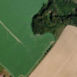 Satellite imagery of [Olbramice] church t., CZ