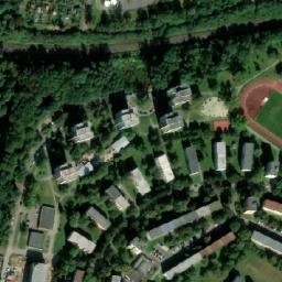 Satellite imagery of [Ostrava - Zábřeh] belfry, CZ