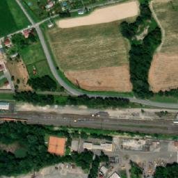 Satellite imagery of [Albrechtice u Českého Těšína] evang. church t., CZ