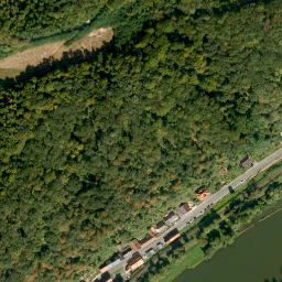 Satellite imagery of Prozelten Castle, DE