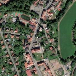 Satellite imagery of [Jince] church t., CZ
