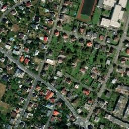 Satellite imagery of [Klimkovice] church sanctus t., CZ