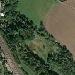 Satellite imagery of [Chrást u Plzně] former brickyard chimney, CZ