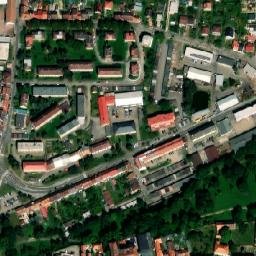 Satellite imagery of Sv. Mikuláš [Benešov u Prahy] church t., CZ