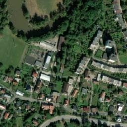 Satellite imagery of [Ostrava - Zábřeh] belfry, CZ