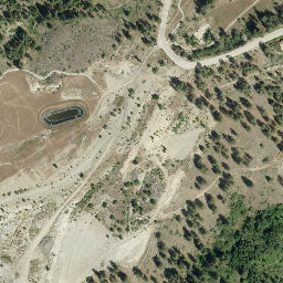 Satellite imagery of Pincushion Mountain, CA