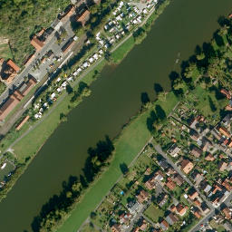 Satellite imagery of Prozelten Castle, DE