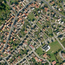 Satellite imagery of Prozelten Castle, DE