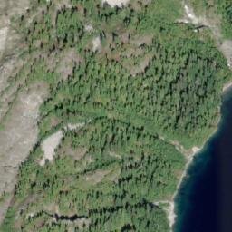 Satellite imagery of Puzzle Mountain, CA