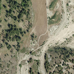 Satellite imagery of Pincushion Mountain, CA