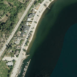 Satellite imagery of Pincushion Mountain, CA
