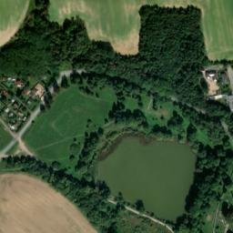 Satellite imagery of [Město Touškov] church t., CZ