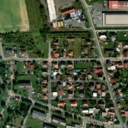 Satellite imagery of [Město Touškov] church t., CZ